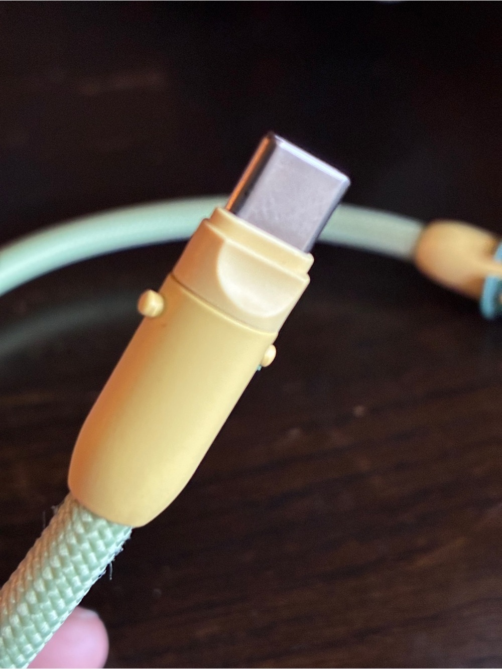 Strawberry Shortcake USB-C Keychain Charging Cable - Green 24” - Picture 4 of 11